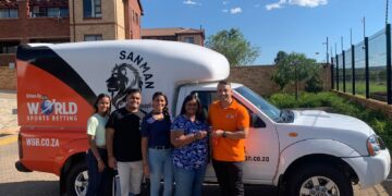 WSB CARES hands over a new truck to the Ghirao family