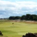 General view of the 11th during Day Two of the Genesis Scottish Open at The Renaissance Club on July 08, 2022 in North Berwick, Scotland.