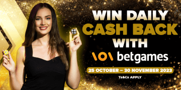betgames cash back