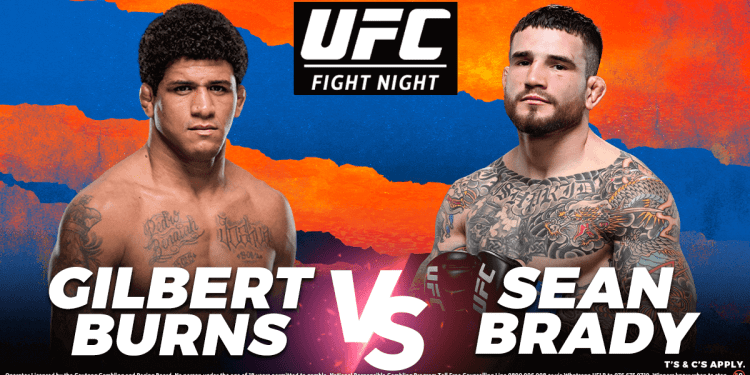 UFC Burns vs Brady