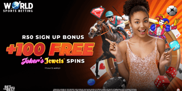 Get R50 FREE Plus 100 Free Spins on Joker Jewels!