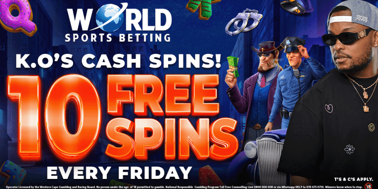K.O CASH SPINS FREE SPINS FRIDAYS