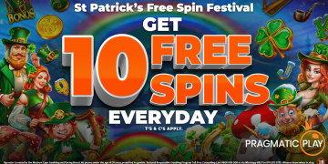 ST PATRICK'S FREE SPPINS FESTIVAL