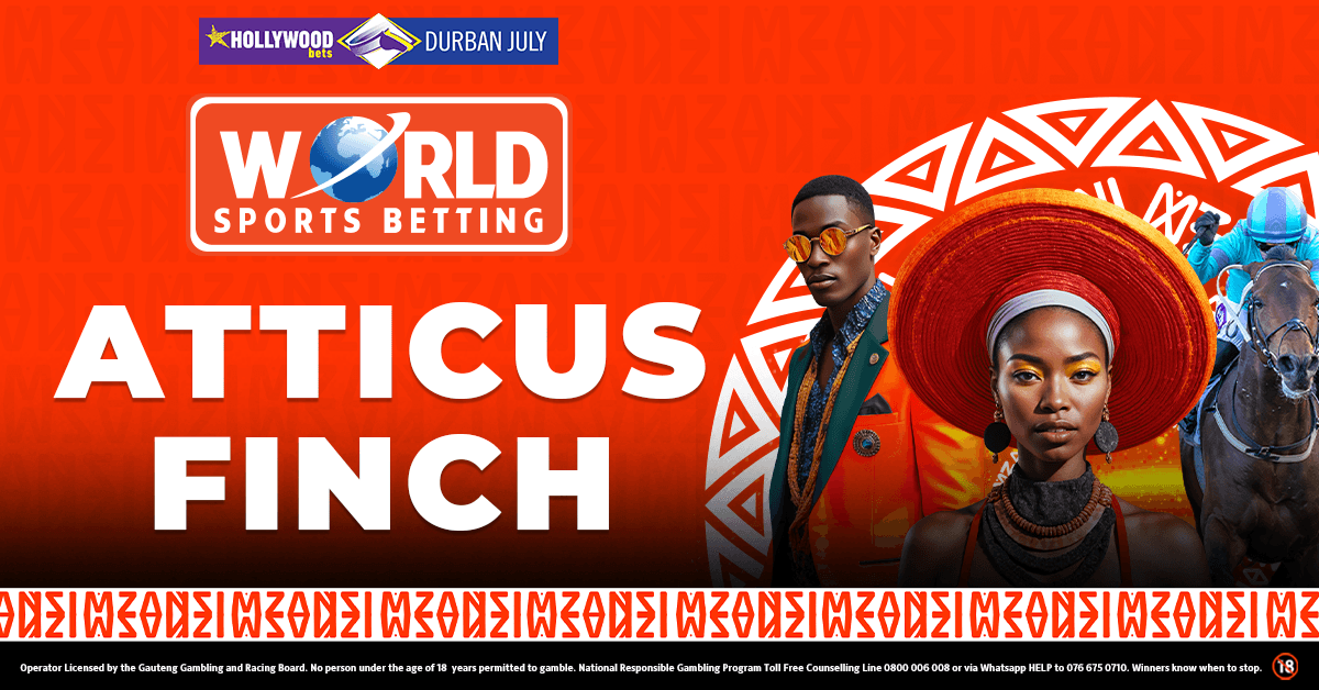 ATTICUS FINCH HOLLYWOODBETS DURBAN JULY