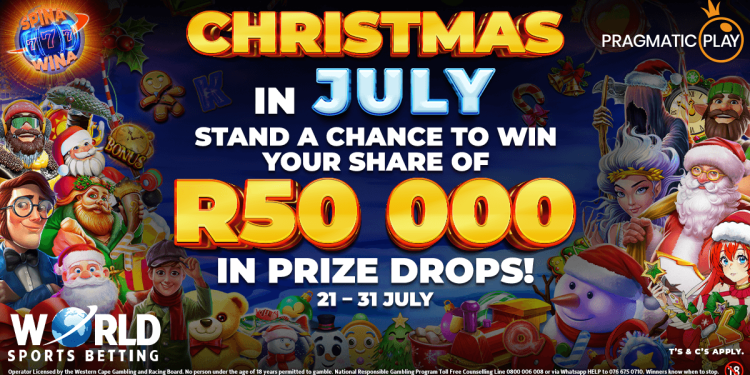 Christmas in July: Win Your Share of R50,000!