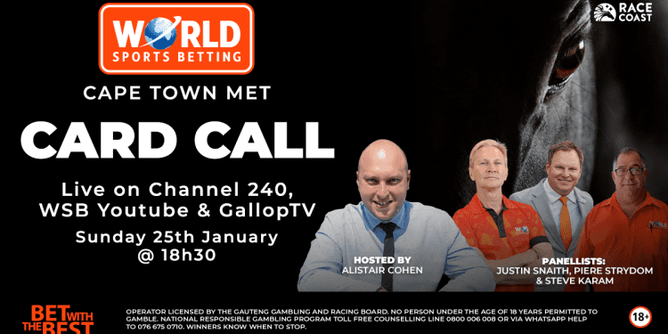 WORLD SPORTS BETTING CPT MET CARD CALL