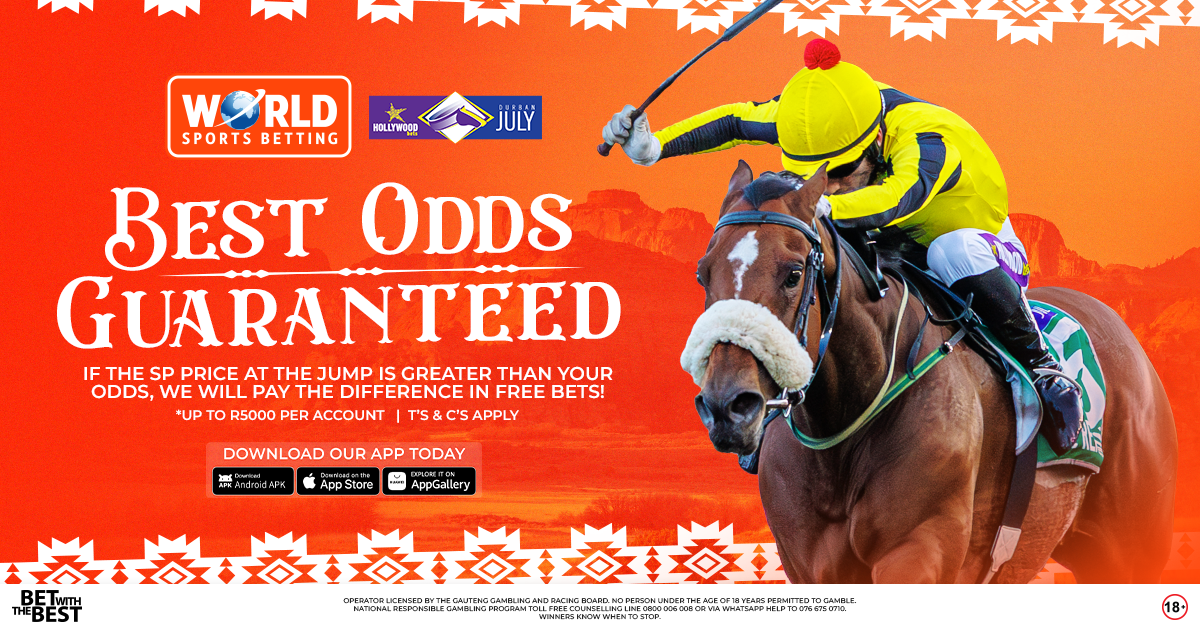 BEST ODDS DURBAN JULY