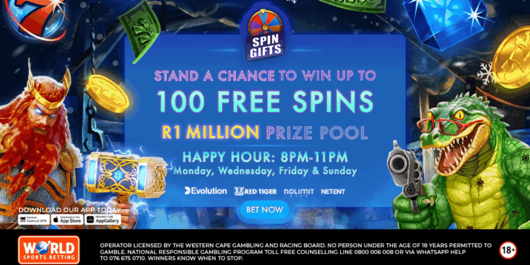 WIN UP TO 100 FREE SPINS