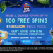 WIN UP TO 100 FREE SPINS