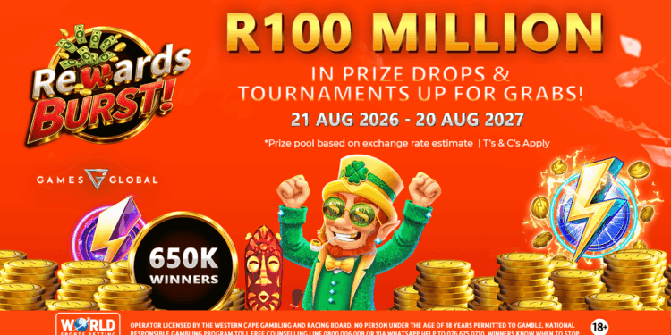 win a share of R100 million