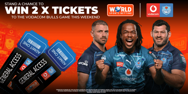 VODACOM BULLS FREE TICKETS